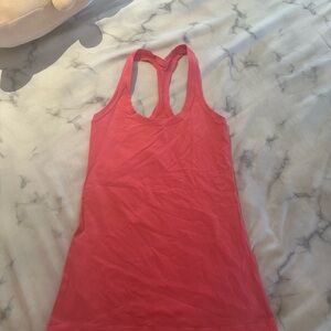 Lululemon Athletica Coral Racerback Tank Top